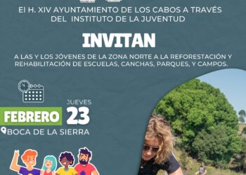 INJUVE Los Cabos invita a participar en la Campaña de Reforestación este 23 de febrero