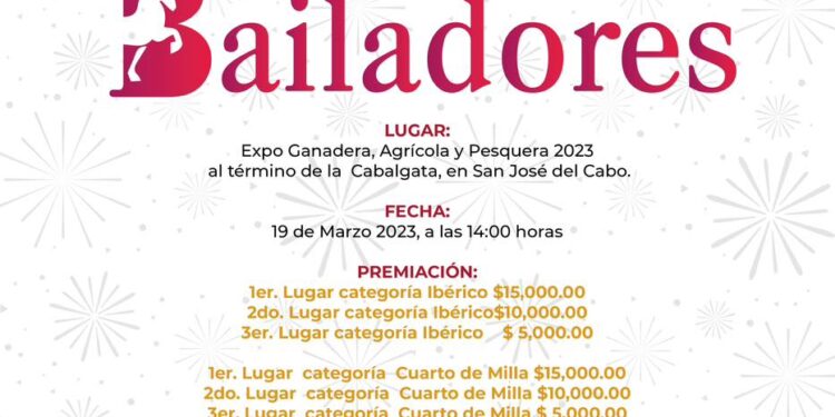 Gobierno Municipal realizará concurso de Caballos Bailadores durante las Fiestas Tradicionales San José del Cabo 2023