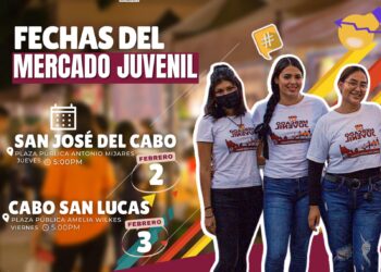 INJUVE Los Cabos invita a la ciudadanía a visitar el “Mercado Juvenil” y apoyar a la juventud emprendedora