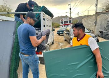 DIF Los Cabos apoya a 25 personas afectadas por el incendio ocurrido en la colonia Ejidal “La Ballena”