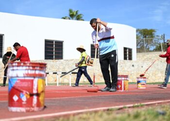 Se afinan los últimos detalles de preparación de la pista de atletismo “Alejandro Pedrín Bello” en SJC