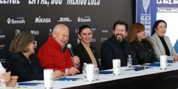 ANUNCIA GOBERNADOR VCC, SEDE DE BCS DE MUNDIAL DE VOLEIBOL DE PLAYA “CHALLENGE-LA PAZ 2023”