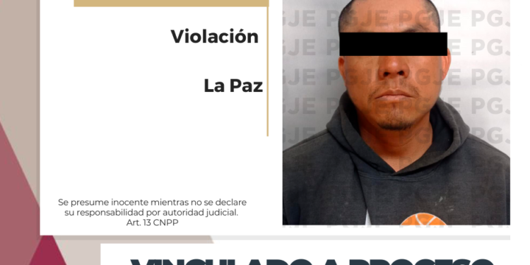 POR VIOLACIÓN QUEDA EN PRISIÓN PREVENTIVA