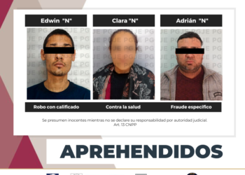 DETIENE PGJE TRESPERSONAS POR DIVERSOS DELITOS EN LA PAZ