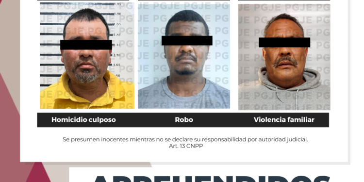 CUMPLIMENTA PGJE TRES ÓRDENES DE APREHENSIÓN EN LA PAZ Y LOS CABOS