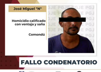 LOGRA PGJE FALLO CONDENATORIO CONTRA “EL MIGUELITO” POR HOMICIDIO CON VENTAJA Y SAÑA