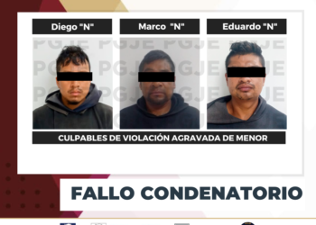 FALLO CONDENATORIO PARA TRES HOMBRES CULPABLES DE VIOLACIÓN AGRAVADA