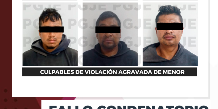 FALLO CONDENATORIO PARA TRES HOMBRES CULPABLES DE VIOLACIÓN AGRAVADA