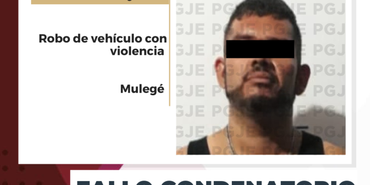 ENCUENTRAN CULPABLE DE ROBO DE VEHÍCULO CON VIOLENCIA A UN HOMBRE EN MULEGÉ