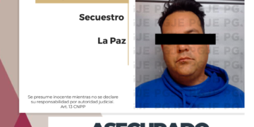 DETIENE PGJE EN BCS A POSIBLE SECUESTRADOR BUSCADO EN EL ESTADO DE MÉXICO