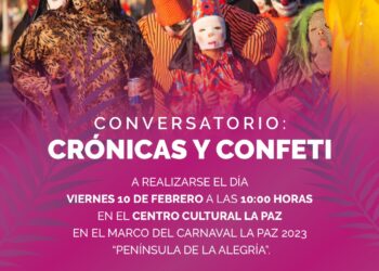 Llevarán a cabo conversatorio sobre el Carnaval de La Paz
