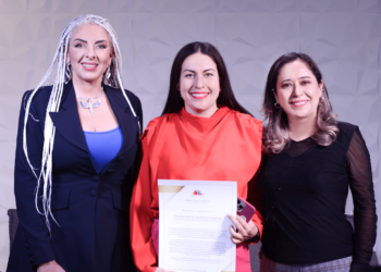 Cómo Vamos La Paz, Observatorio Ciudadano da reconocimiento a Milena P.  Quiroga Romero, Presidenta Municipal del XVII Ayuntamiento de La Paz BCS