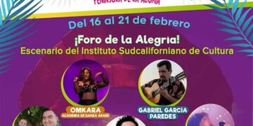 El Instituto Sudcaliforniano de Cultura, nos comparte su cartelera de presentaciones que tendrán lugar en el Foro de la Alegría