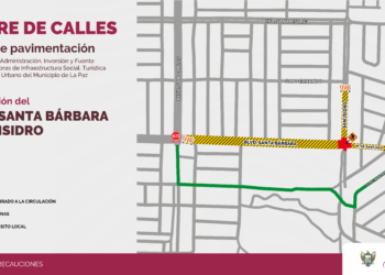 Cierre de circulación en el bulevar Santa Bárbara y San Isidro por obras de pavimentación