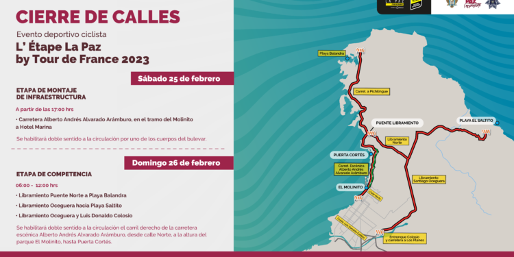 Cierre de vialidades por evento deportivo