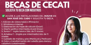 100 jóvenes de Los Cabos tendrán acceso a talleres que ofrece el CECATI #106 de manera gratuita, gracias a las becas que otorgará el Instituto de la Juventud
