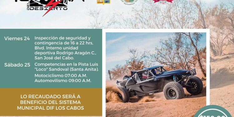 El Gobierno de Los Cabos te invita a disfrutar en familia de la carrera de Off Road “Tormenta del Desierto 2023”