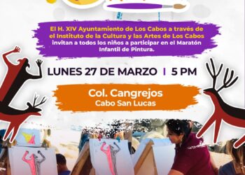 Instituto de la Cultura y las Artes de Los Cabos invita a niñas y niños al “Maratón de Pintura”