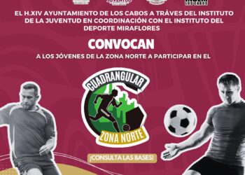 Instituto de la Juventud de Los Cabos invita a participar en el cuadrangular de fútbol “Zona Norte”