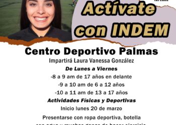 Aplicarán programa “Actívate con INDEM” en la colonia Las Palmas de CSL