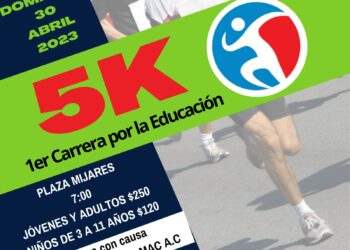INDEM, Urban Runners y Liga MAC te invitan a participar en la “1ra Carrera por la Educación”