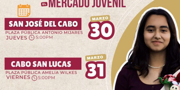 Asiste al “Mercado Juvenil” y conoce los productos y servicios que ofrece la juventud emprendedora de Los Cabos