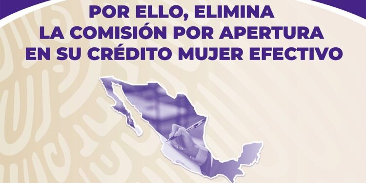 Fonacot elimina la comisión por apertura decréditos para mujeres de todo el país