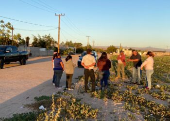 Atiende Diputada Teresita Valentín a planteamientos para distribución de agua equitativa y suficiente en Vizcaíno