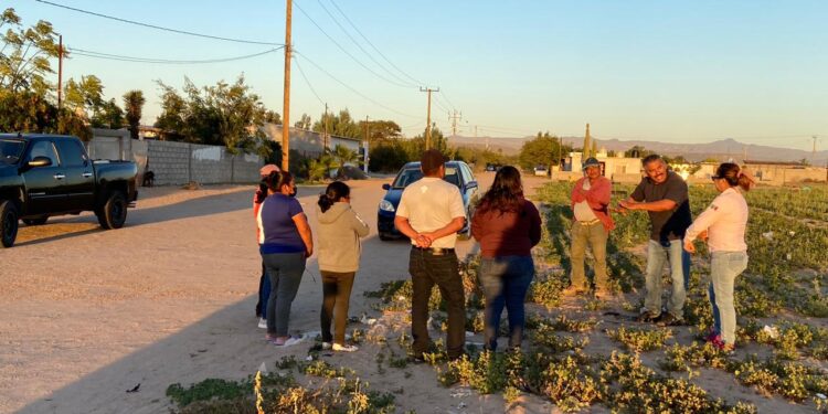 Atiende Diputada Teresita Valentín a planteamientos para distribución de agua equitativa y suficiente en Vizcaíno