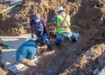 Debido a la ruptura de una tubería, se presentará afectación en el servicio de agua potable en colonias del Sector 5