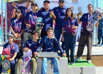 Destacan exponentes paceños de skateboarding en la Etapa Estatal
