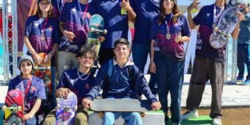 Destacan exponentes paceños de skateboarding en la Etapa Estatal