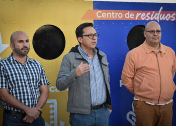 Entrega Ayuntamiento contenedor de “Ruta Cero” en el Parque Morelos