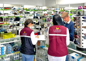 EFECTUÓ COEPRIS NUEVO OPERATIVO DE FOMENTO SANITARIO EN FARMACIAS DE LOS CABOS Y LA PAZ