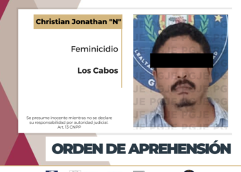 APREHENDE PGJE A PRÓFUGO DE LA JUSTICIA RELACIONADO CON DELITO DE FEMINICIDIO COMETIDO EN SAN LUCAS EN 2020