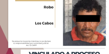 QUEDA VINCULADO A PROCESO POR ROBO DE PARTES DE INSTALACIONES DE SERVICIOS EN CABO SAN LUCAS