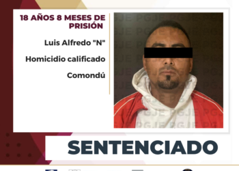 &nbsp;ENFRENTARÁ ALFREDO “N” SENTENCIA DE MÁS DE 18 AÑOS DE PRISIÓN POR HOMICIDIO CALIFICADO