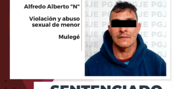 OBTIENE PGJE SENTENCIA DE 23 AÑOS DE PRISIÓN PARA CULPABLE DE ABUSO SEXUAL Y VIOLACIÓN MENOR DE EDAD