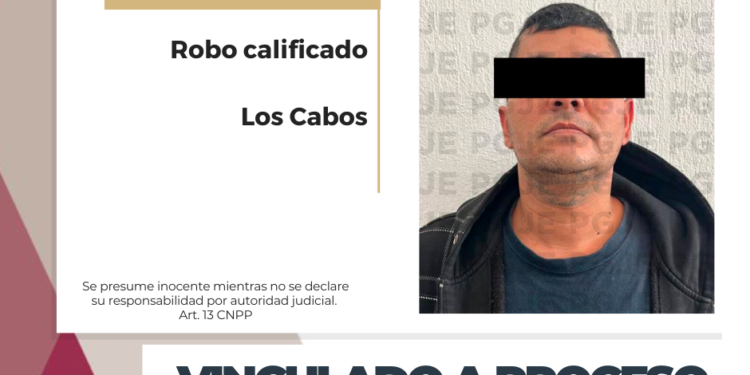 QUEDA EN PRISIÓN PREVENTIVA POR ROBO EN SAN JOSÉ CABO