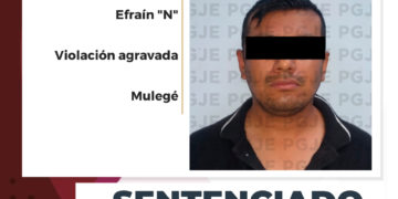 OBTIENE PGJE CONDENA POR 15 AÑOS DE PRISIÓN CONTRA CULPABLE DE VIOLACIÓN AGRAVADA