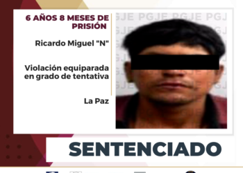 SENTENCIAN A 6 AÑOS 8 MESES DE PRISIÓN A CULPABLE DE TENTATIVA DE VIOLACIÓN