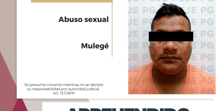 AGENTES DE INVESTIGACIÓN CUMPLIMENTAN ORDEN DE APREHENSIÓN CONTRA UN HOMBRE POR ABUSO SEXUAL DE MENOR