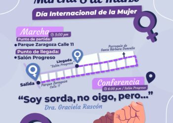 INVITA AYUNTAMIENTO A MARCHA CON MOTIVO DEL DÍA INTERNACIONAL DE LA MUJER