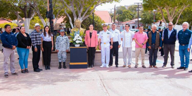 CONMEMORAN EN MULEGÉ EL 217 ANIVERSARIO DEL NATALICIO DE BENITO JUÁREZ GARCÍA