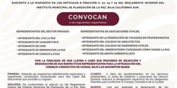 Lanza Ayuntamiento convocatoria pública para la integración del Consejo Consultivo de la Ciudad