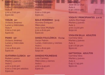 Ofrecen diferentes Cursos en el Centro Municipal de las Artes