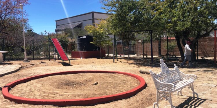 Realiza Servicios Públicos labores de mantenimiento en El Triunfo