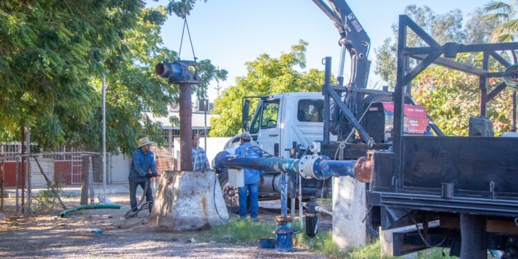 Se restablecerá el servicio de agua en las colonias Los Olivos, Ruiz Cortines y El Campanario, luego de culminar trabajos operativos en el pozo 6