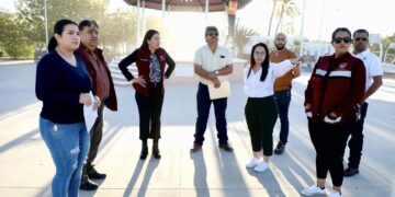 Supervisa Alcaldesa obra del Parque de El Centenario