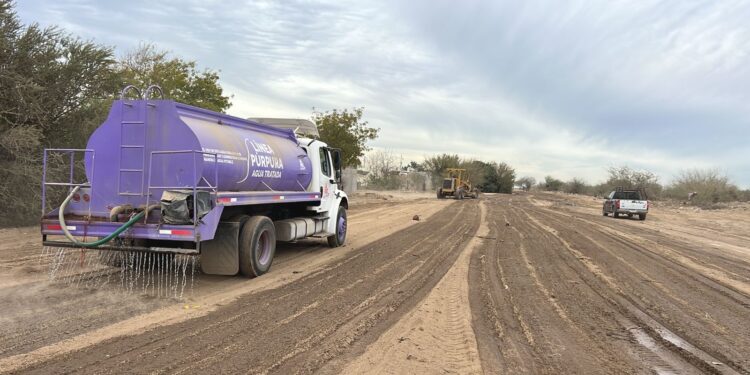 Trabaja Servicios Públicos en la rehabilitación de caminos vecinales para mejorar el tránsito vehicular